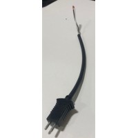 Pigtail Power Nozzle Black Bare Wire Not Shielded Part Number 1301000101