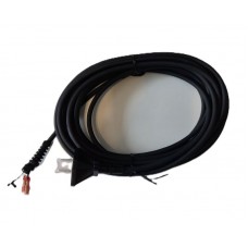 Power Cord Replacement Filter Queen 20' Black with Terminals and Cord Clip